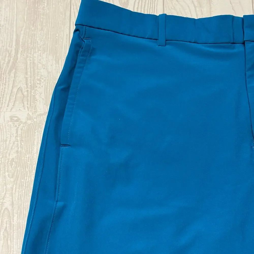 Nike Dri-FIT Golf Shorts Men’s Size 38 Blue Performance Stretch Flat Front